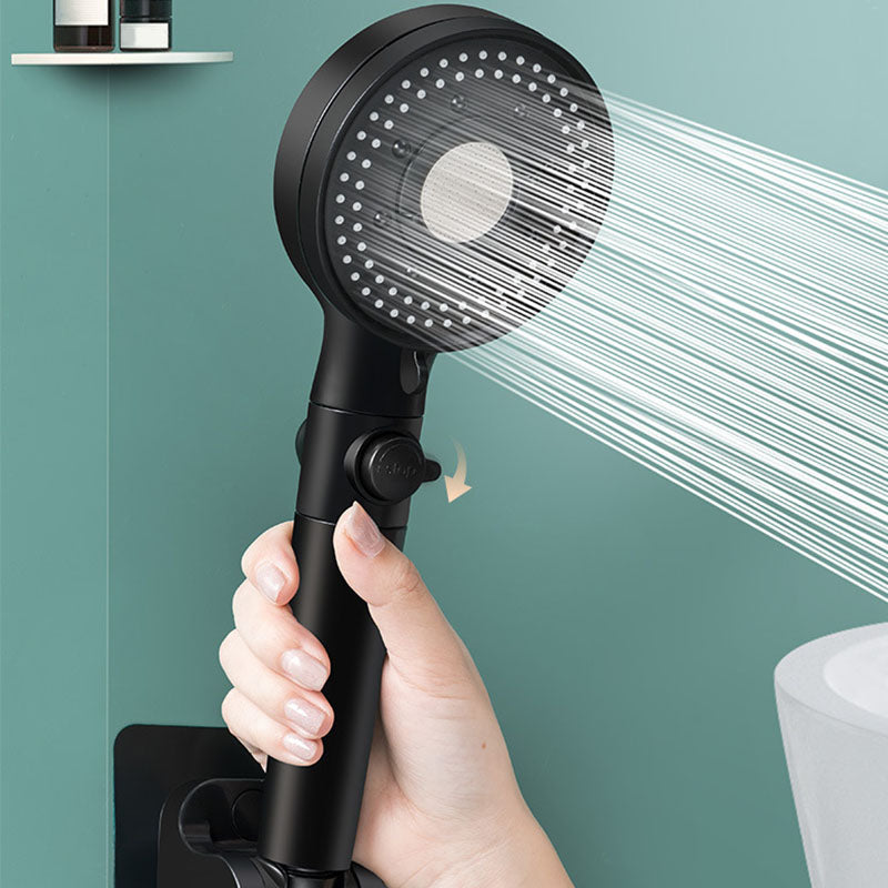 Avtoit | Contemporary Shower Head Combo Hand Shower Plastic Wall Mount Black Shower Head