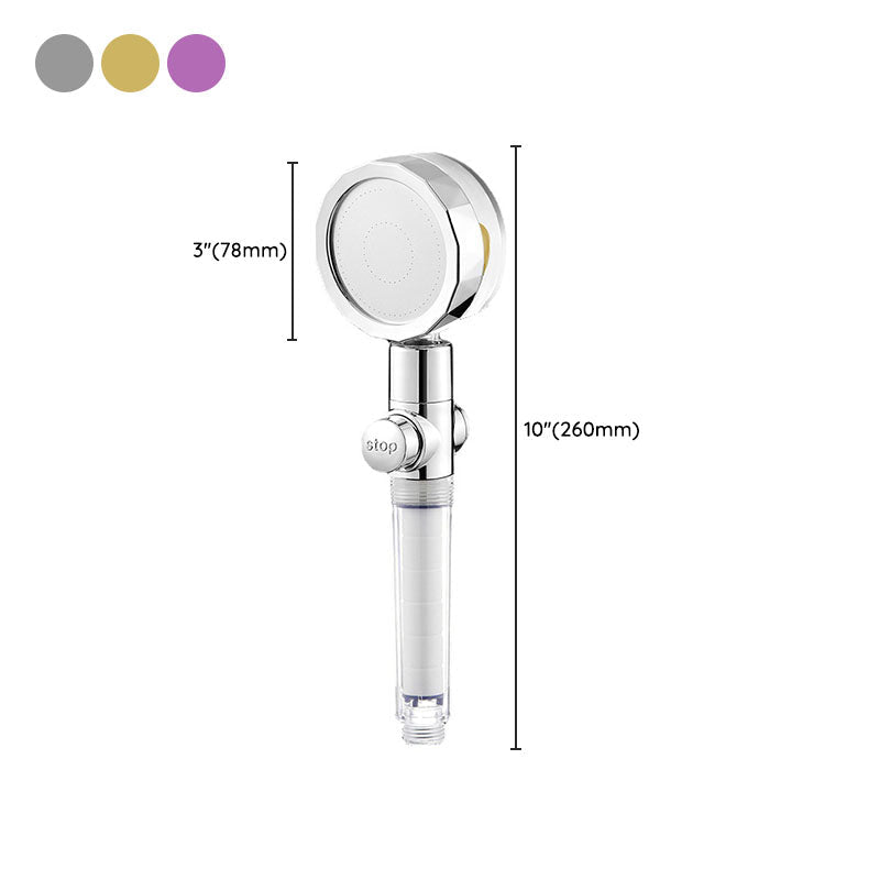 Avtoit | Modern Shower Head Handheld Shower Head Plastic Wall Mount Round Shower Head Combo