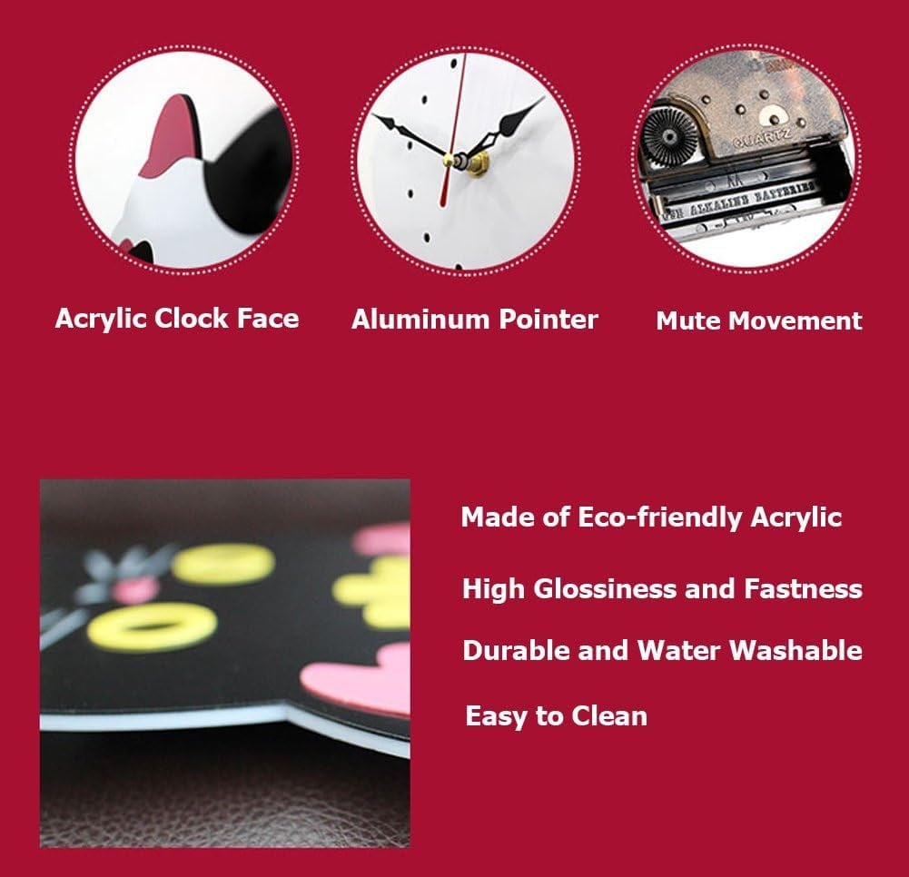 Avtoit | Creative Cute Cat Clock With A Movable Tail