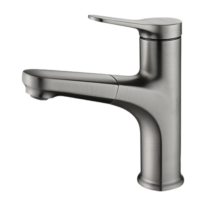 Avtoit | Round Modern Basin Mixer Faucet Pull-Out Single Hole Basin Tap