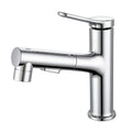 Avtoit | Modern Extendable Sink Faucet Bathroom Faucet Brass 1 Handle Sink Faucet with Water Hose