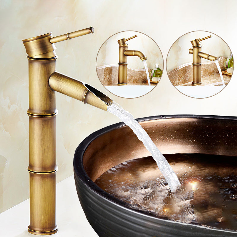 Avtoit | Lever Handle Vessel Faucet Single Hole Basin Faucet Farmhouse Style Sink Faucet