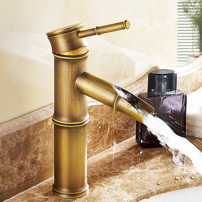 Avtoit | Lever Handle Vessel Faucet Single Hole Basin Faucet Farmhouse Style Sink Faucet