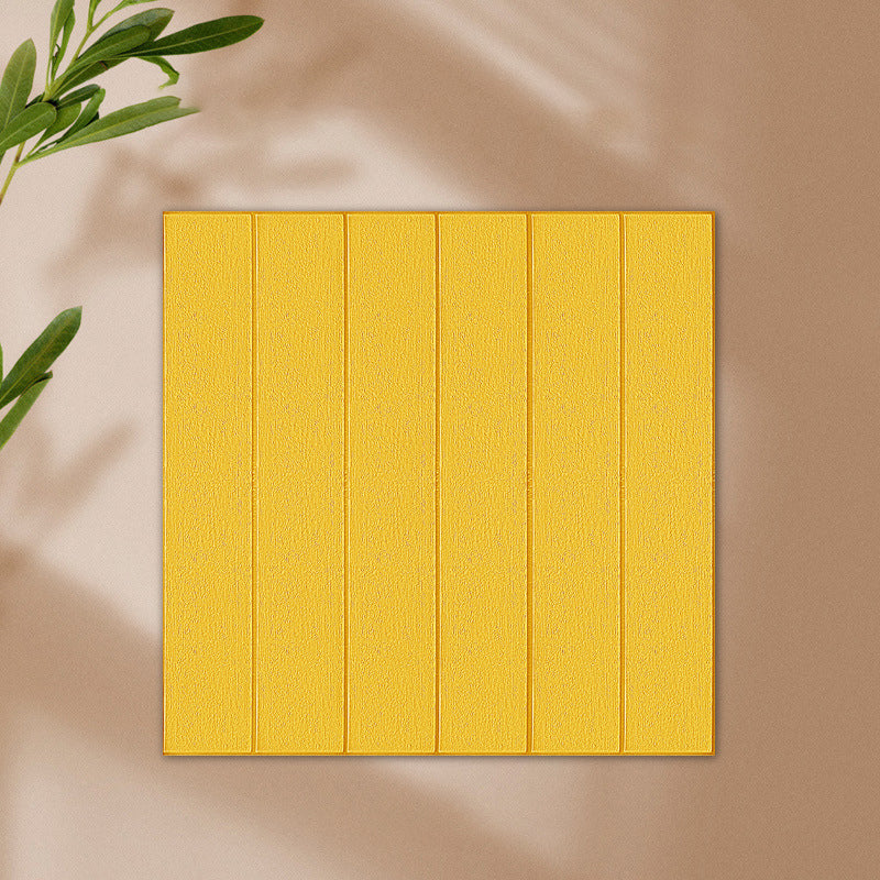 Avtoit | Solid color 3D embossed wall panel waterproof foam interior wall tile