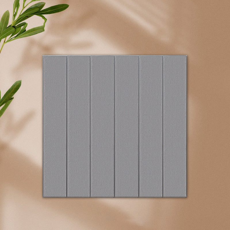 Avtoit | Solid color 3D embossed wall panel waterproof foam interior wall tile