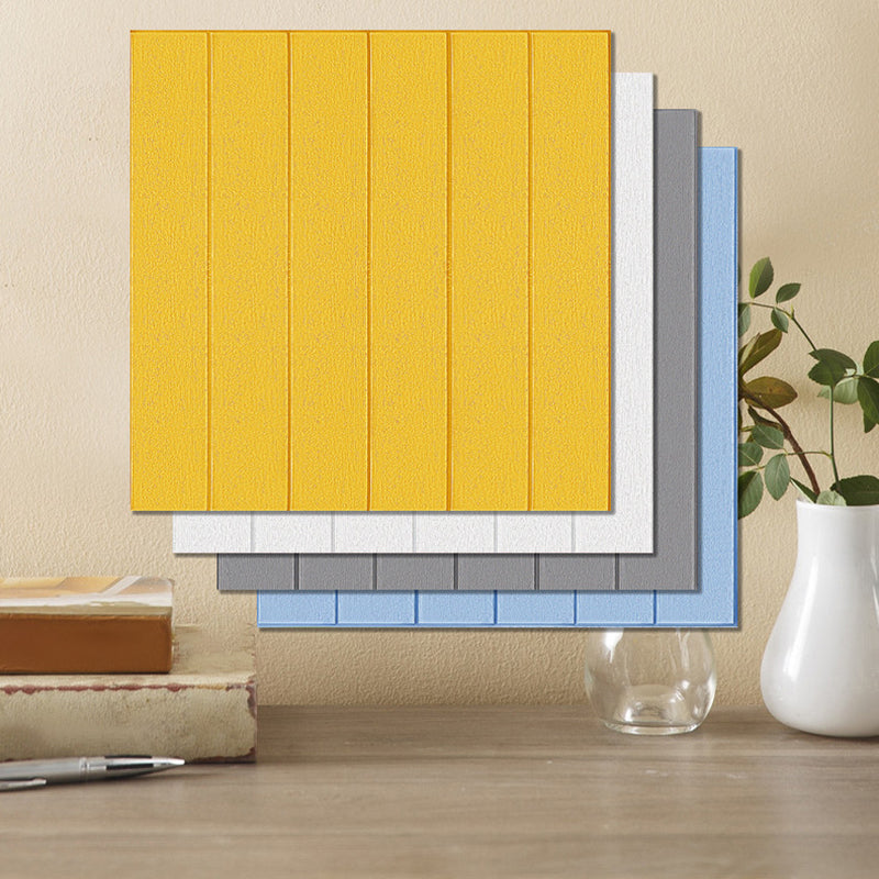 Avtoit | Solid color 3D embossed wall panel waterproof foam interior wall tile