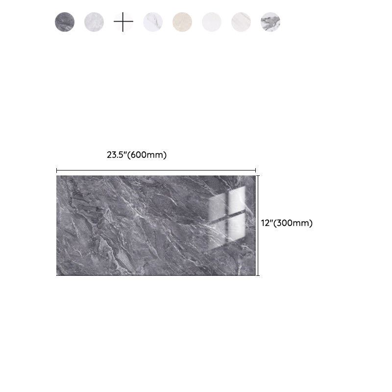 Avtoit | 5 Pack 12" X 23" PVC Peel & Stick Subway Tiles Rectangular Kitchen and Bathroom Backsplash