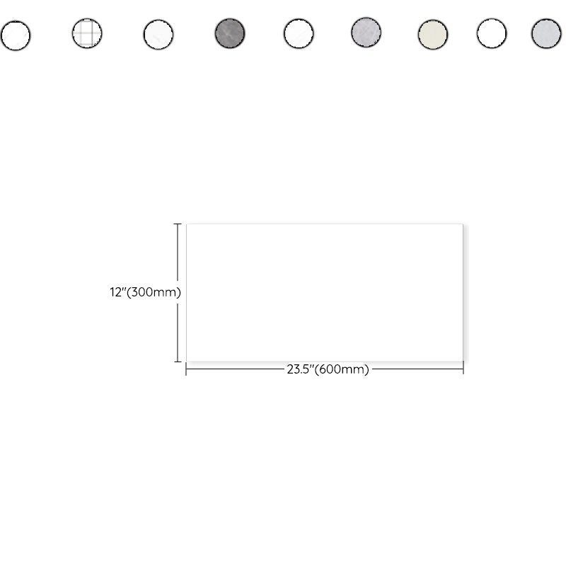 Avtoit | 10-Pack PVC Rectangular Peel & Stick Subway Tile Kitchen and Bath