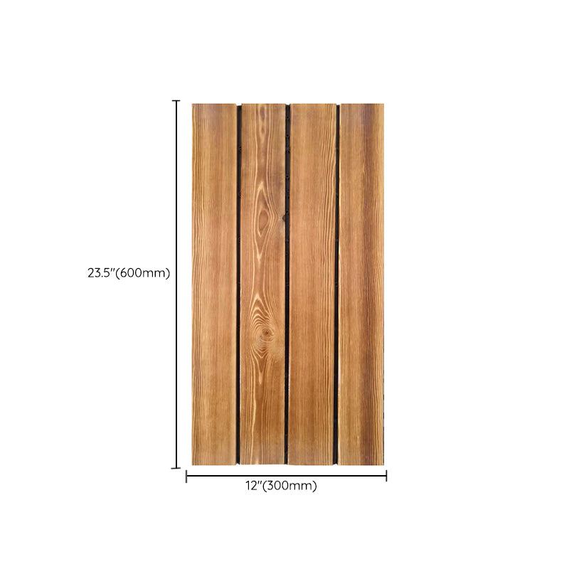 Avtoit | Parquet Pine Floor Tile Waterproof Click Lock Traditional Wood Floor for Living Room