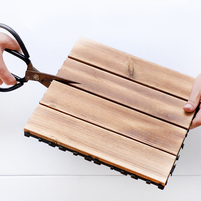 Avtoit | Pine Floor Tile Water Resistant Click-Lock Traditional Wood Floor for Living Room