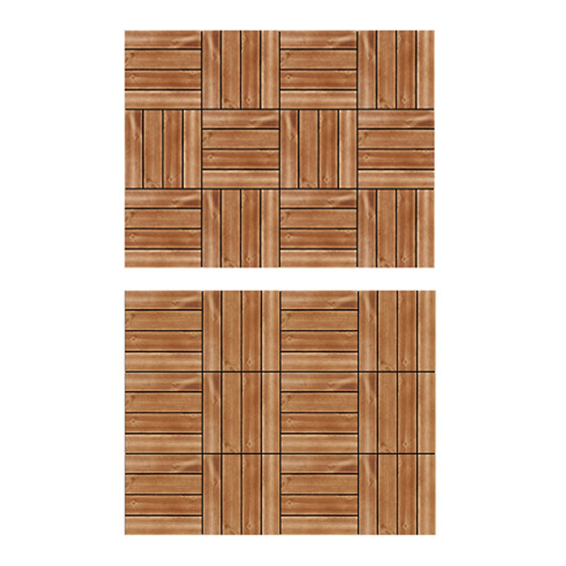 Avtoit | Pine Floor Tile Water Resistant Click-Lock Traditional Wood Floor for Living Room