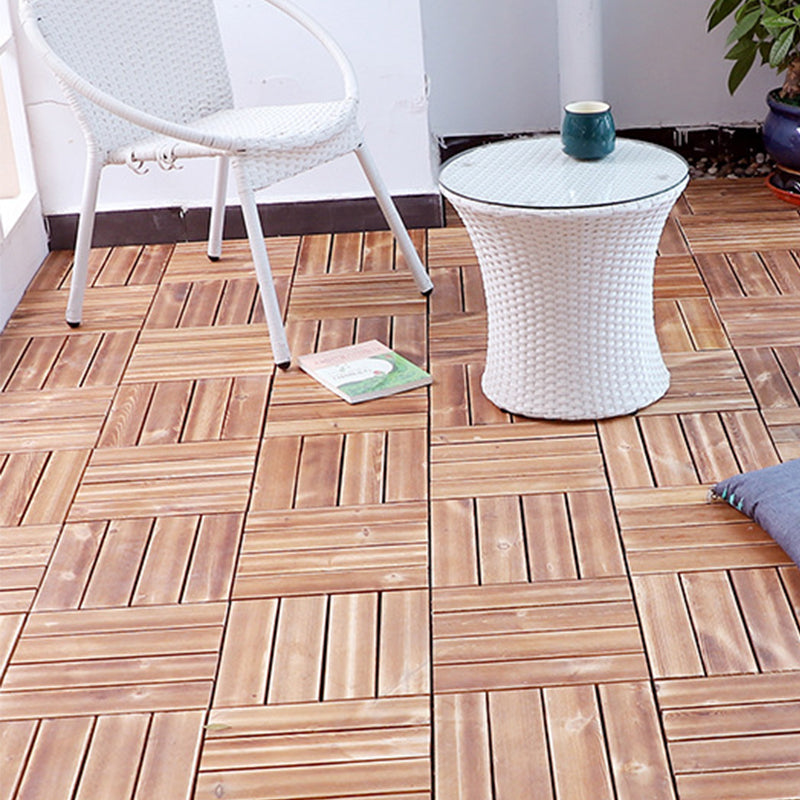 Avtoit | Pine Floor Tile Water Resistant Click-Lock Traditional Wood Floor for Living Room