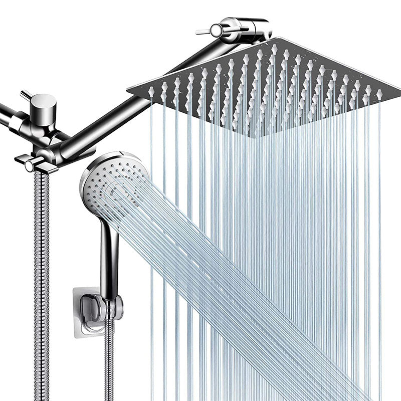 Avtoit | Modern shower combination spray 5 setting patterns handheld shower head with large shower head