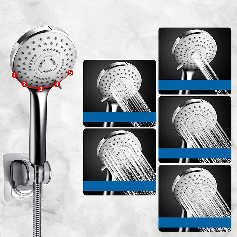 Avtoit | Modern shower combination spray 5 setting patterns handheld shower head with large shower head