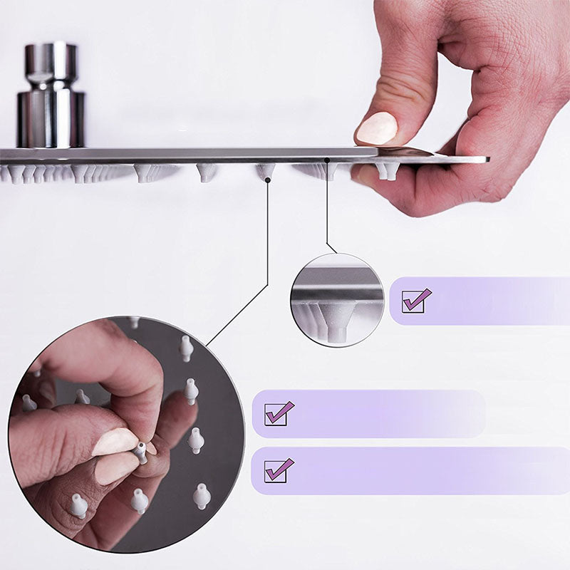 Avtoit | Modern shower combination spray 5 setting patterns handheld shower head with large shower head