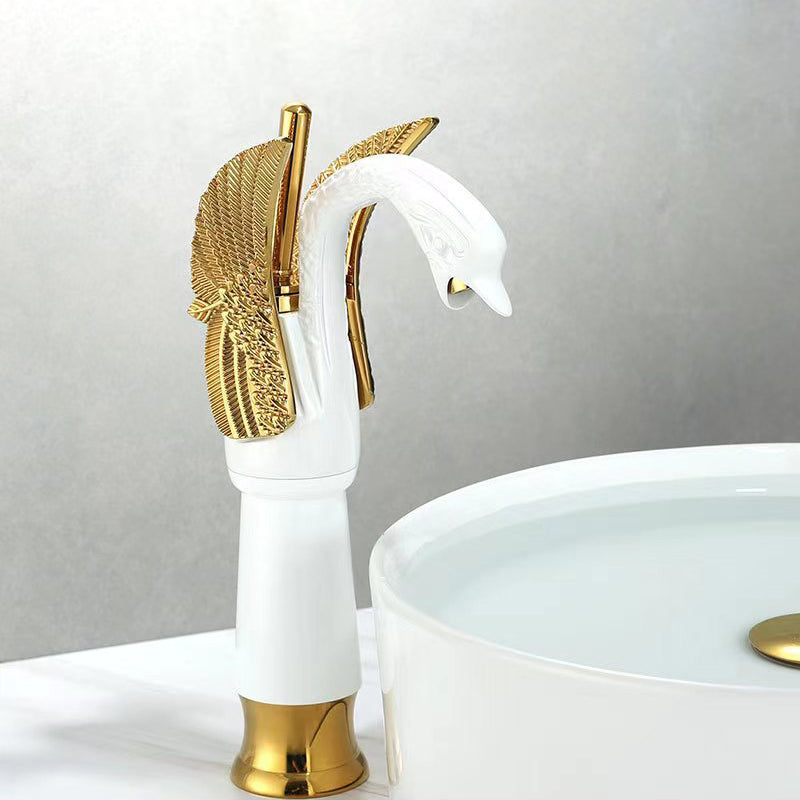 Avtoit | Full brass bathroom basin faucet hot and cold water single handle basin faucet