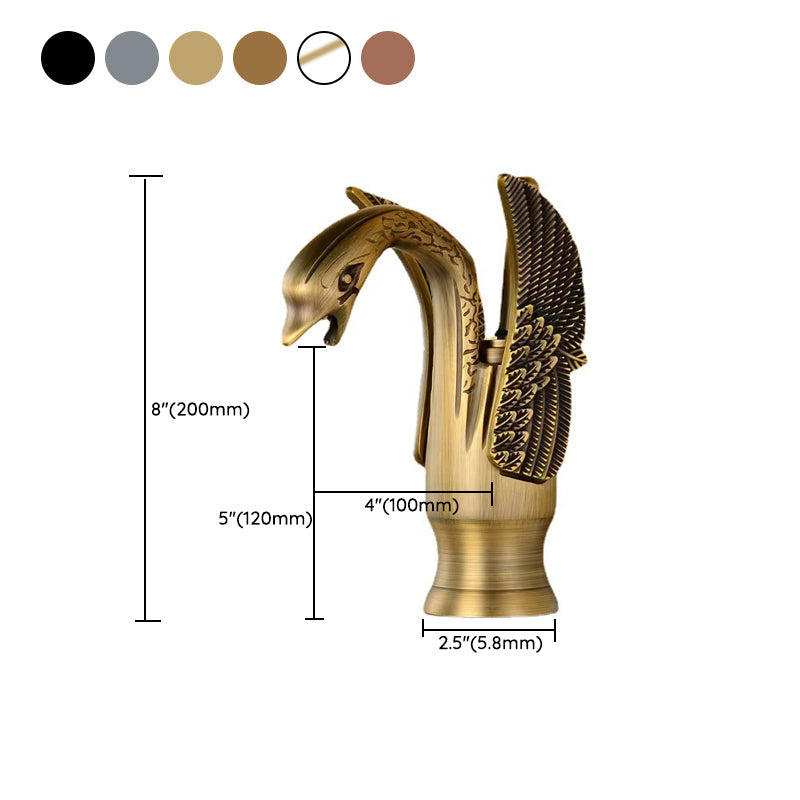 Avtoit | Full brass bathroom basin faucet hot and cold water single handle basin faucet