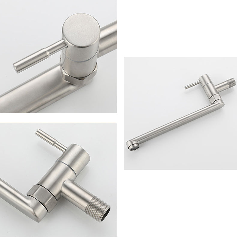 Avtoit | Kitchen faucet pot filling valve single handle swivel stainless steel kitchen faucet