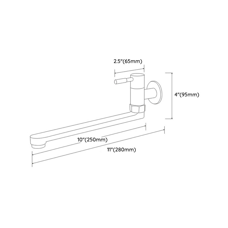 Avtoit | Kitchen faucet pot filling valve single handle swivel stainless steel kitchen faucet