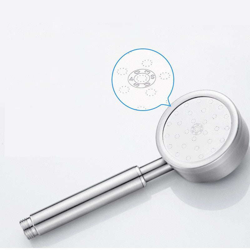 Avtoit | Classic Shower Head Round Metal Handheld Shower Head in Silver