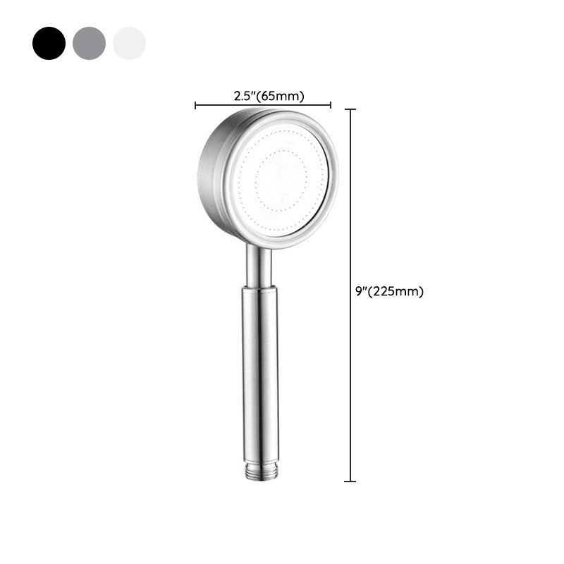 Avtoit | Classic Shower Head Round Metal Handheld Shower Head in Silver