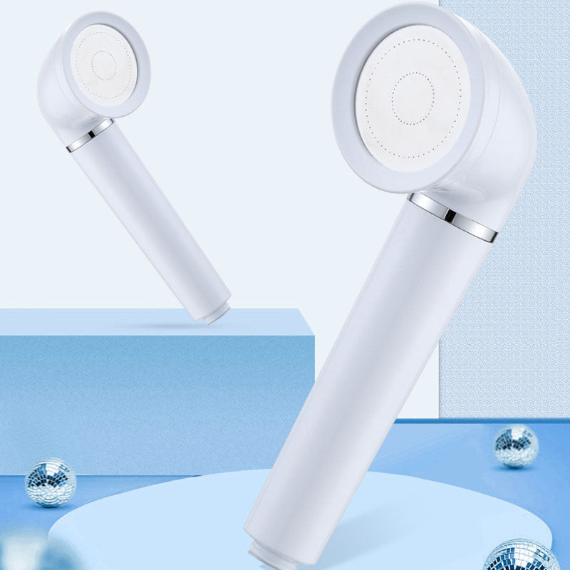 Avtoit | White round shower head plastic supercharged hand shower