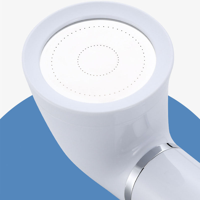 Avtoit | White round shower head plastic supercharged hand shower