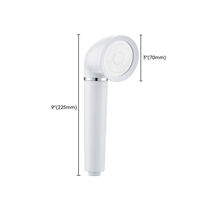 Avtoit | White round shower head plastic supercharged hand shower