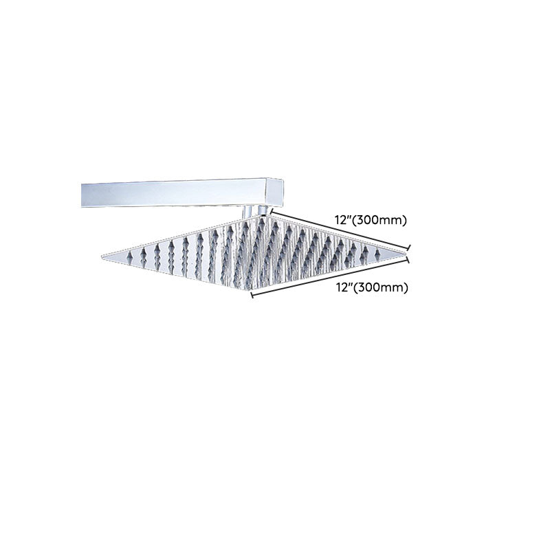 Avtoit | Showerhead Square Wall Mounted Rain Spray Stainless Steel Showerhead