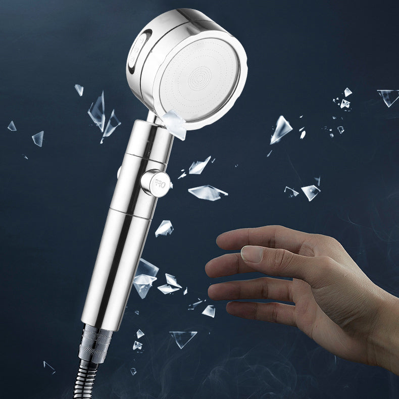 Avtoit | Adjustable Water Flow Showerhead Solid Color 3 Settings Round Handheld Shower