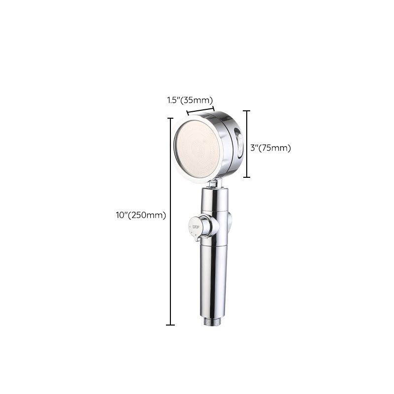 Avtoit | Adjustable Water Flow Showerhead Solid Color 3 Settings Round Handheld Shower
