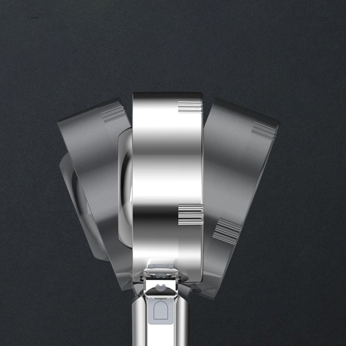 Avtoit | Metal Shower Heads Round Handheld Adjustable Shower Heads with Self-Cleaning