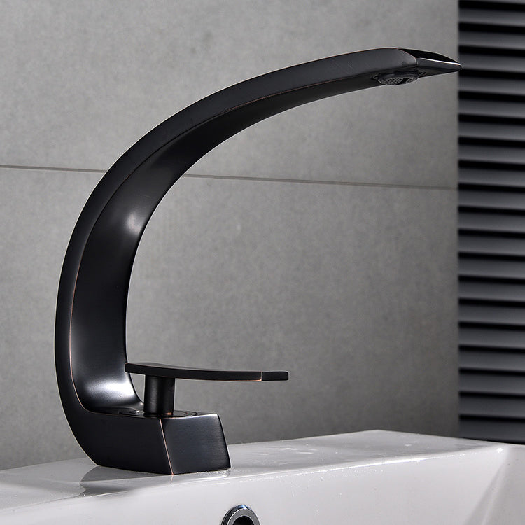 Avtoit | Waterfall Spout Widespread Faucet Modern Lever Handles Faucet