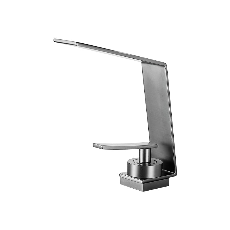 Avtoit | Metal Waterfall Spout Sink Faucet Lever Handles Vessel Sink Faucet
