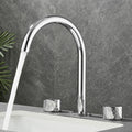 Avtoit | Double Handle Tub Spout Deck Mounted High Arc Brass Modern Roman Tub Spout