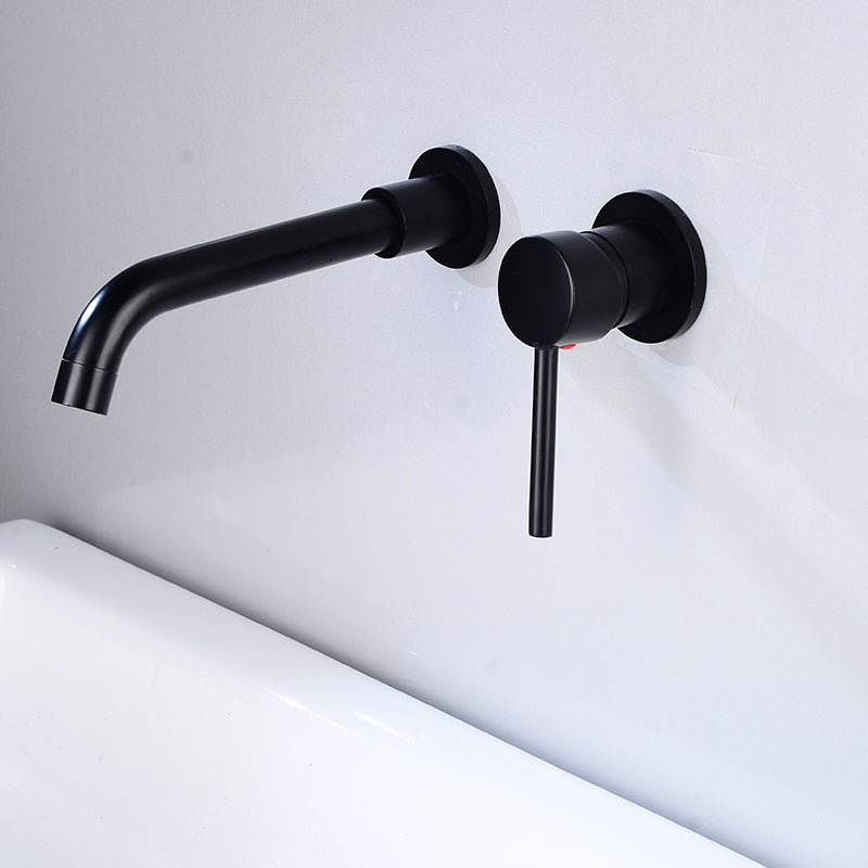 Avtoit | Lever handles Wall-mounted bathroom faucet High-arch sink faucet
