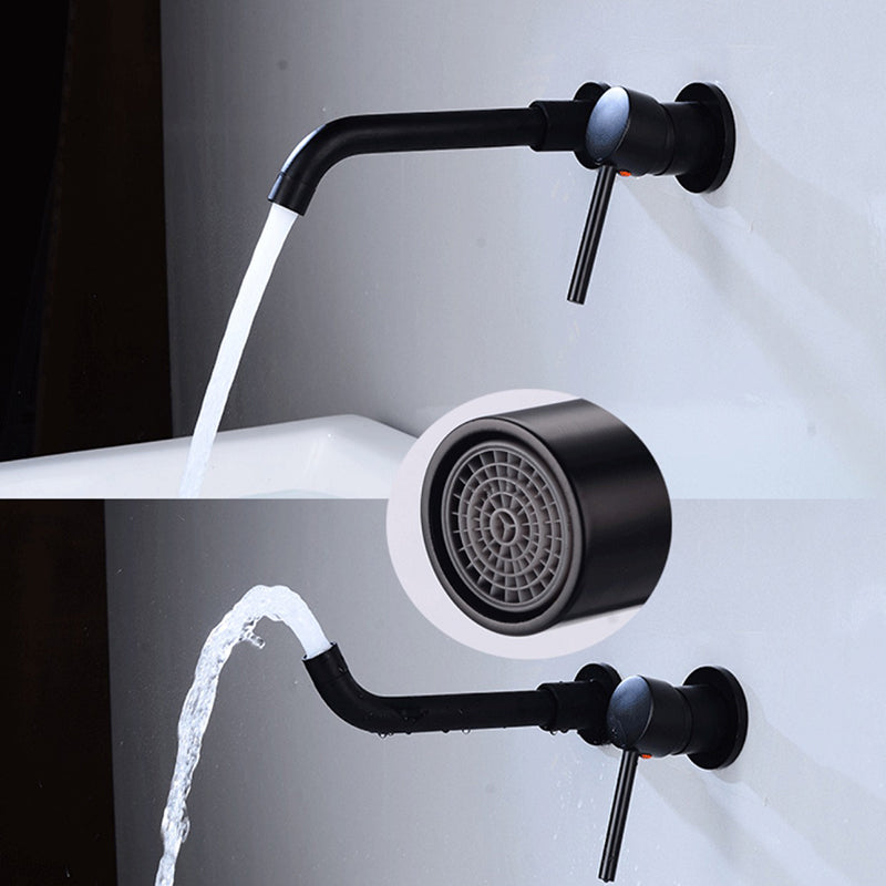 Avtoit | Lever handles Wall-mounted bathroom faucet High-arch sink faucet