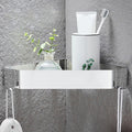 Avtoit | Stainless Steel Bathroom Accessory Set Modern Triangle Basket