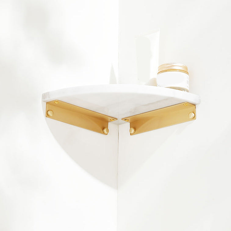 Avtoit | marble bathroom shelf brass bathroom accessory