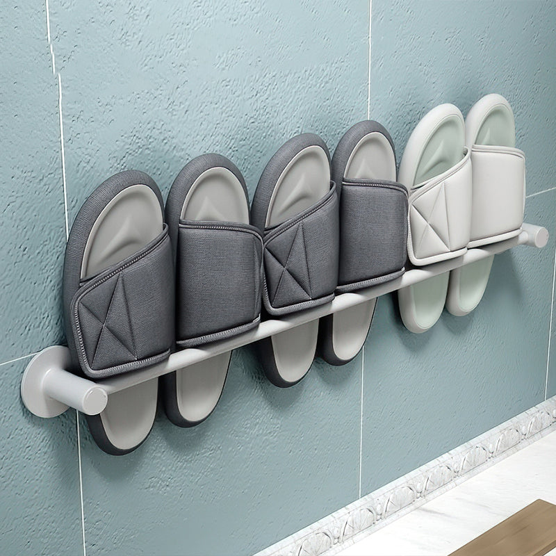 Avtoit | 2-piece modern bathroom accessory set metal slipper rack/towel bar