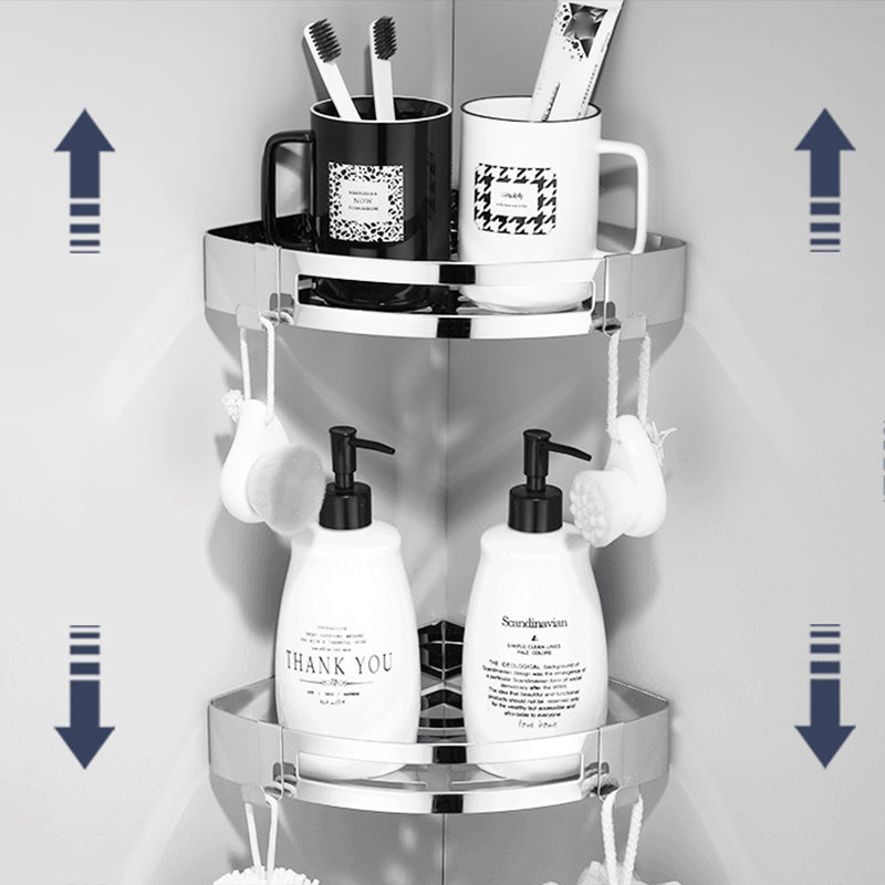 Avtoit | Silver Bathroom Accessories Hardware Set Modern Bathroom Accessories Kit