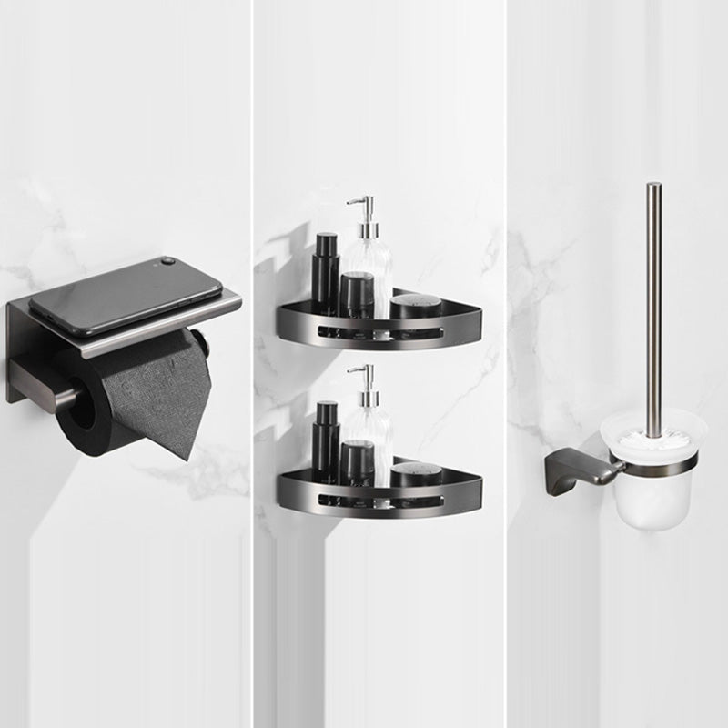 Avtoit | Modern Bathroom Accessories Hardware Set Gray Bathroom Accessories Set