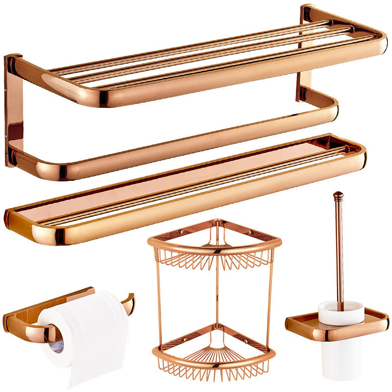 Avtoit | 5-piece Vintage Bathroom Accessory Set Brass Bathroom Fittings Set