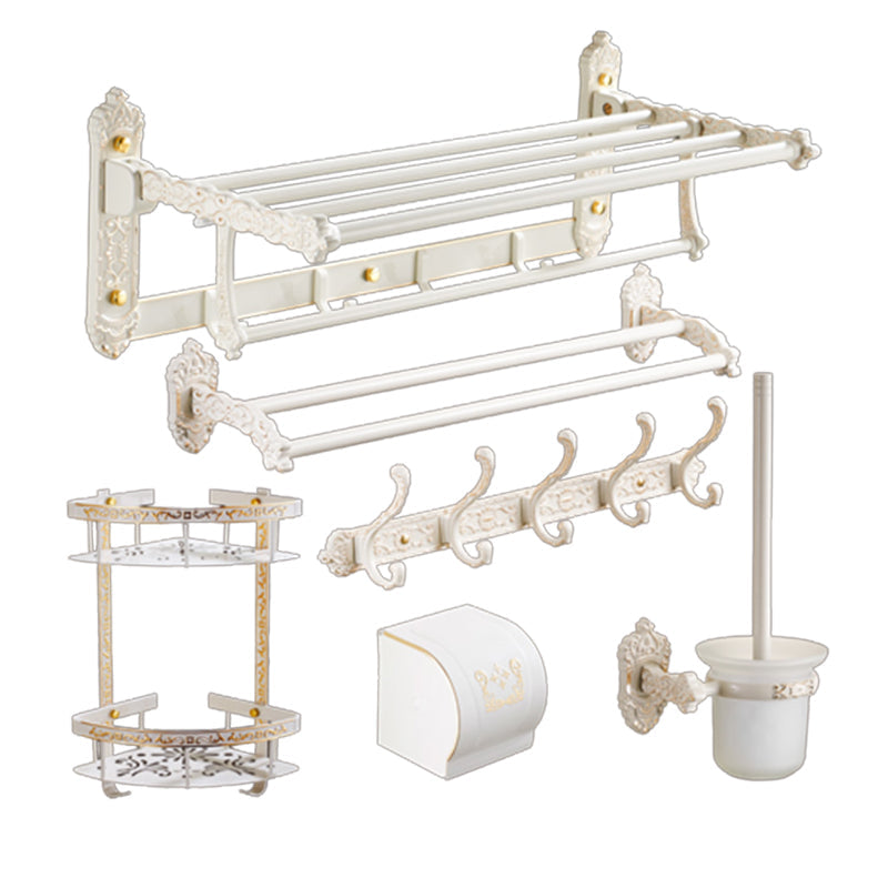 Avtoit | Traditional Bath Accessories Set White Bathroom Accessories Hardware Set
