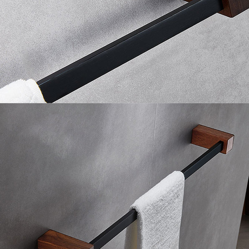 Avtoit | Metal Bathroom Accessories Set Walnut Brown Bathroom Accessories Set