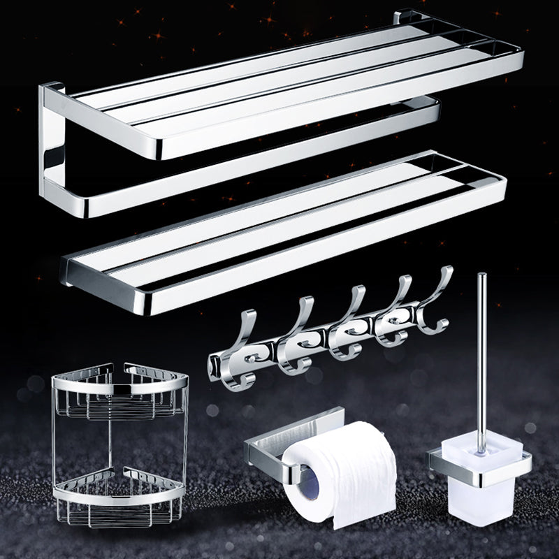 Avtoit | Polished Chrome Bathroom Accessory Set Modern Brass Bathroom Accessory Kit