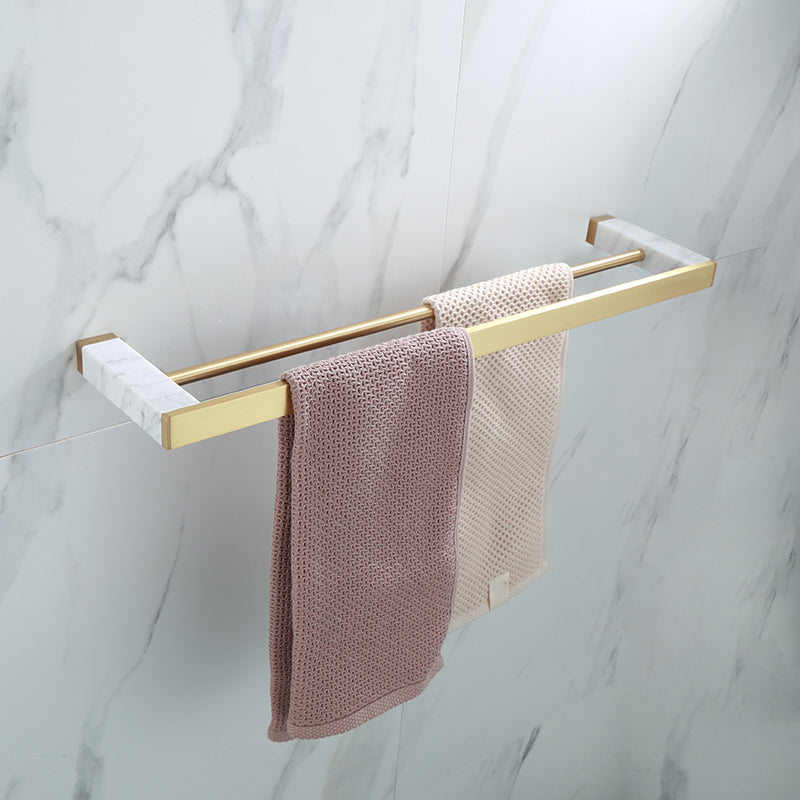 Avtoit | Polished Brass Bathroom Accessory Set Marble Bathroom Hardware