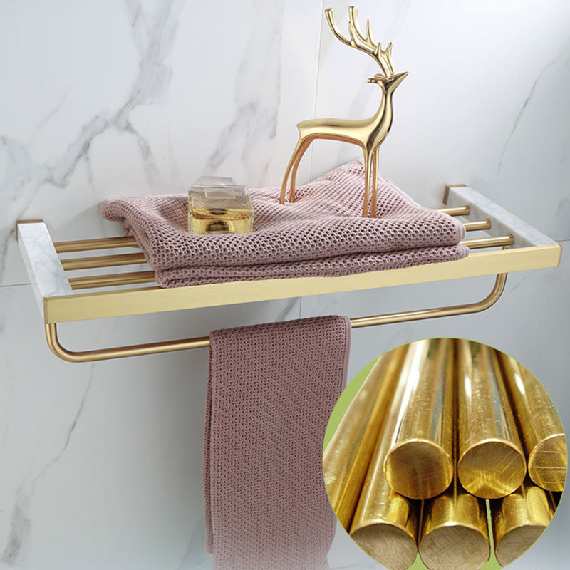 Avtoit | Polished Brass Bathroom Accessory Set Marble Bathroom Hardware