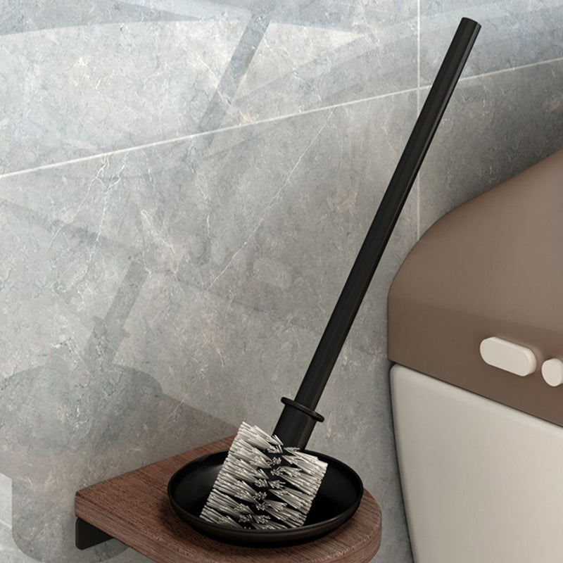 Avtoit | 7-piece bathroom accessory set metal bath set with wood accents