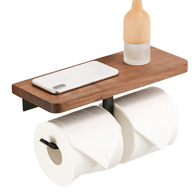 Avtoit | Solid Wood Bathroom Accessories Set Folding Metal Bathroom Accessories